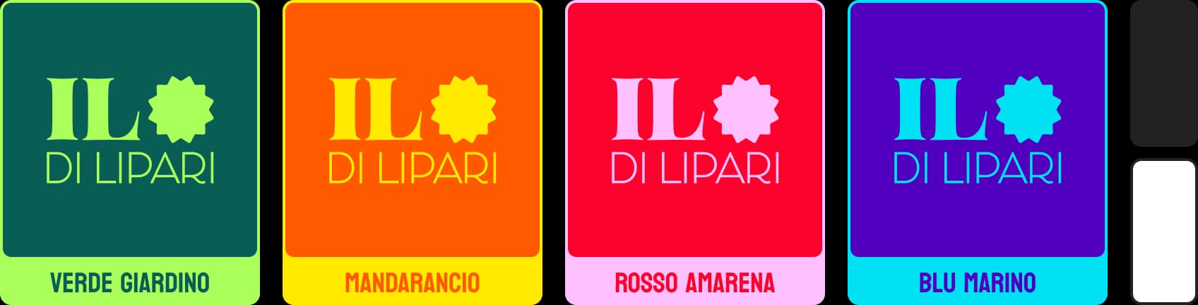 Il Giardino di Lipari's color palette